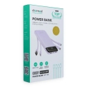 Charmast W1148 Power Bank | 10 000 mAh | 15 W | USB-A, USB-C, Lightning, Micro USB | LED-näyttö | violetti Charmast W1148 Power Bank | 10 000 mAh | 15 W | USB-A, USB-C, Lightning, Micro USB | LED-näyttö | violetti