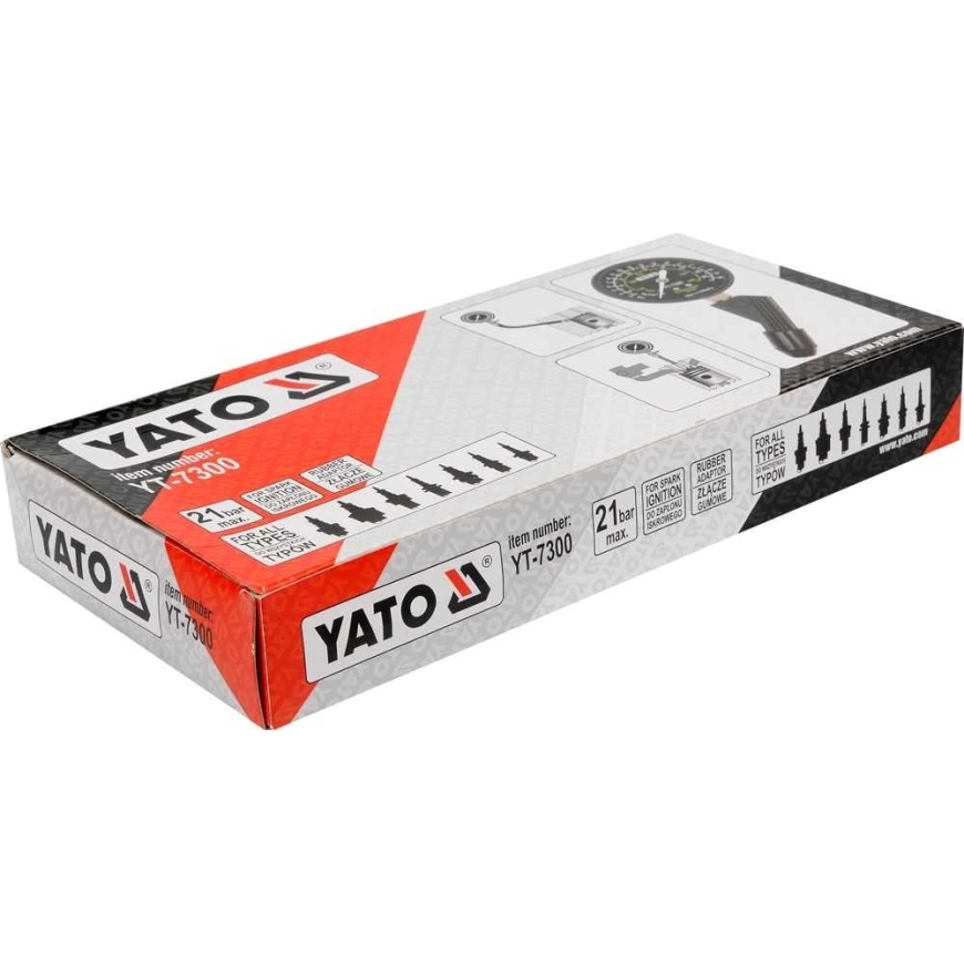 Yato Toya Sa Poland Kompresijas mērītājs benzīna dzinējiem (YT-7300) – 2