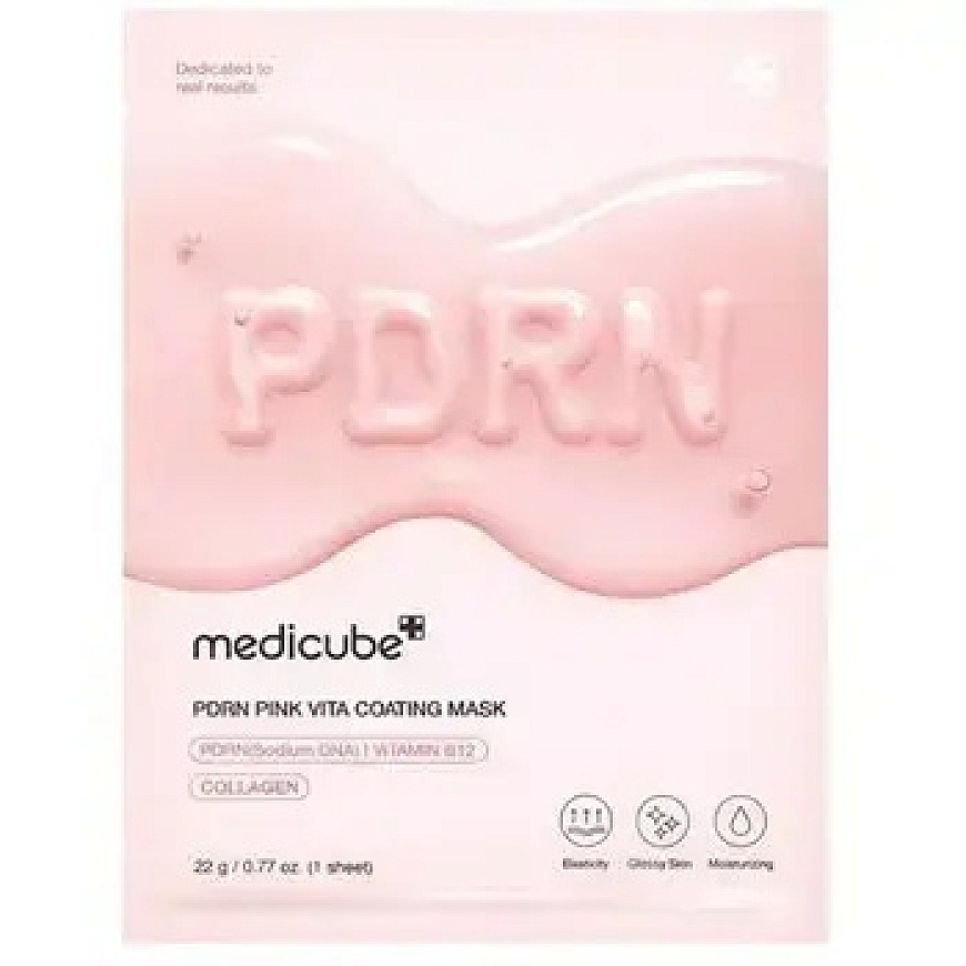 Medicube Pdrn Pink Vita Coating Mask - Тканевая маска 22.0g