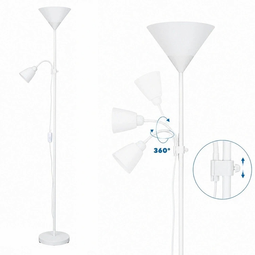 ZD187A Rippvalgusti 165 cm 2xe27 valge – 5