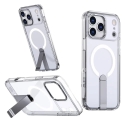 Hybrid Armor X maciņš ar statīvu un MagSafe atbalstu telefonam Samsung Galaxy S25 FE (S731) caurspīdīgs Hybrid Armor X maciņš ar statīvu un MagSafe atbalstu telefonam Samsung Galaxy S25 FE (S731) caurspīdīgs