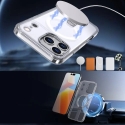Hybrid Armor X maciņš ar statīvu un MagSafe atbalstu telefonam Samsung Galaxy S25 FE (S731) caurspīdīgs Hybrid Armor X maciņš ar statīvu un MagSafe atbalstu telefonam Samsung Galaxy S25 FE (S731) caurspīdīgs