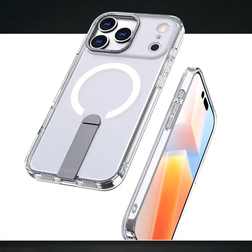 Hybrid Armor X telefoni ümbris alusega ja MagSafe toega Samsung Galaxy S25 FE (S731) läbipaistev – 5