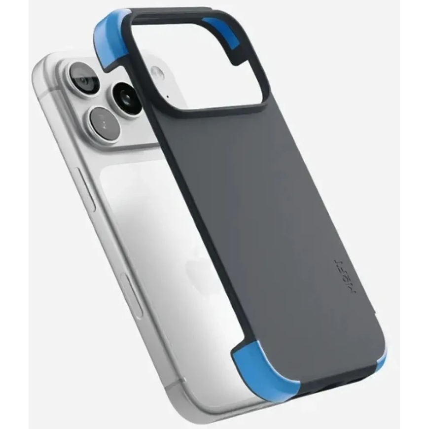 Moft Color-blocking Snap korpus iPhone 18 Pro / 17 Pro tumepruun - pleekinud teksad – 2