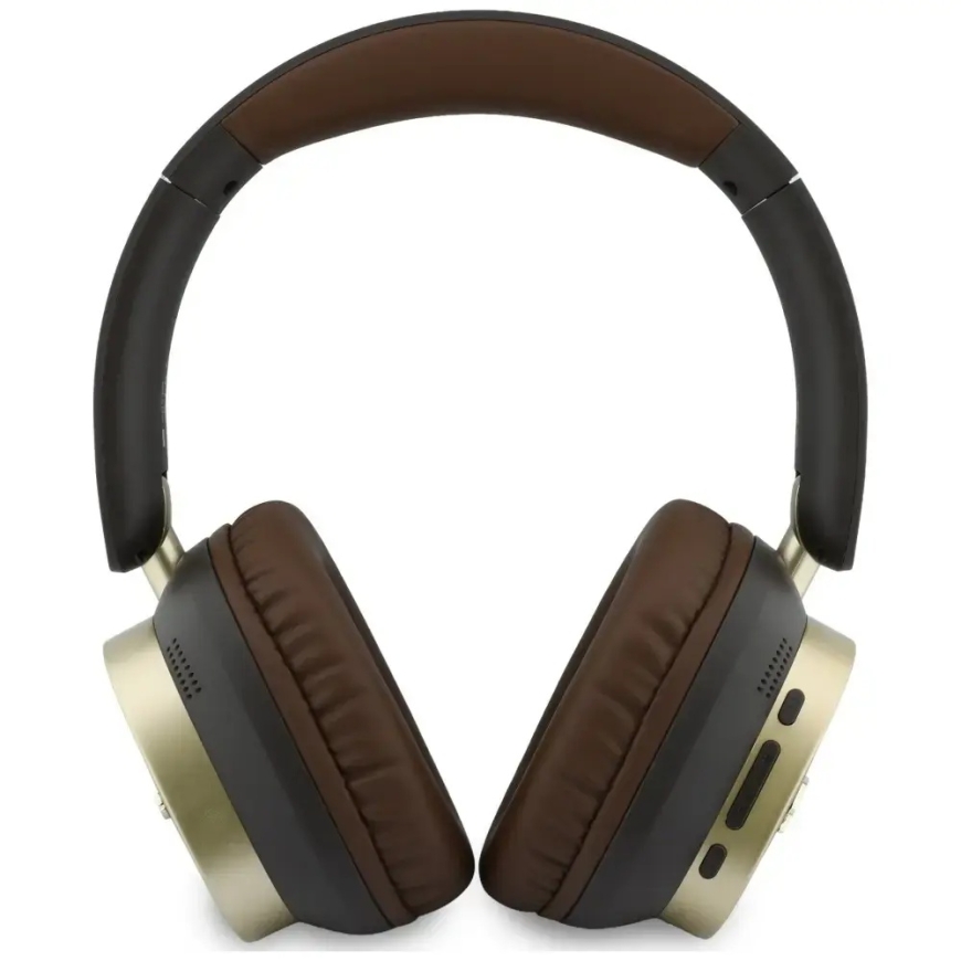 Kõrvaklapid Guess Bluetooth ENC Ristküliku Metallkiri pruun – 3