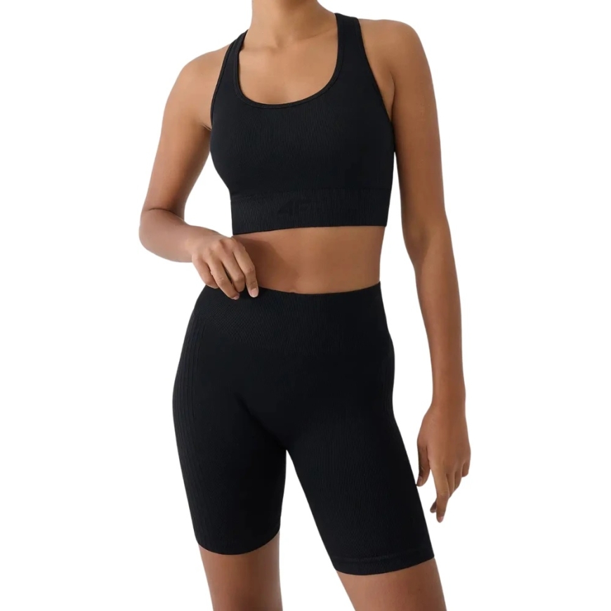 Šortai moterims 4F FNK F087 tamsiai juoda 4FWSS26TFSTF087 20S (XL/2XL) – 5