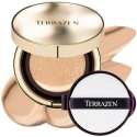 Terrazen Perfect Finish Cushion Radiant Finish kerma tyyppinen meikkipohja 21 Vaalea beigekeltainen SPF 50+, 15 g Terrazen Perfect Finish Cushion Radiant Finish kerma tyyppinen meikkipohja 21 Vaalea beigekeltainen SPF 50+, 15 g