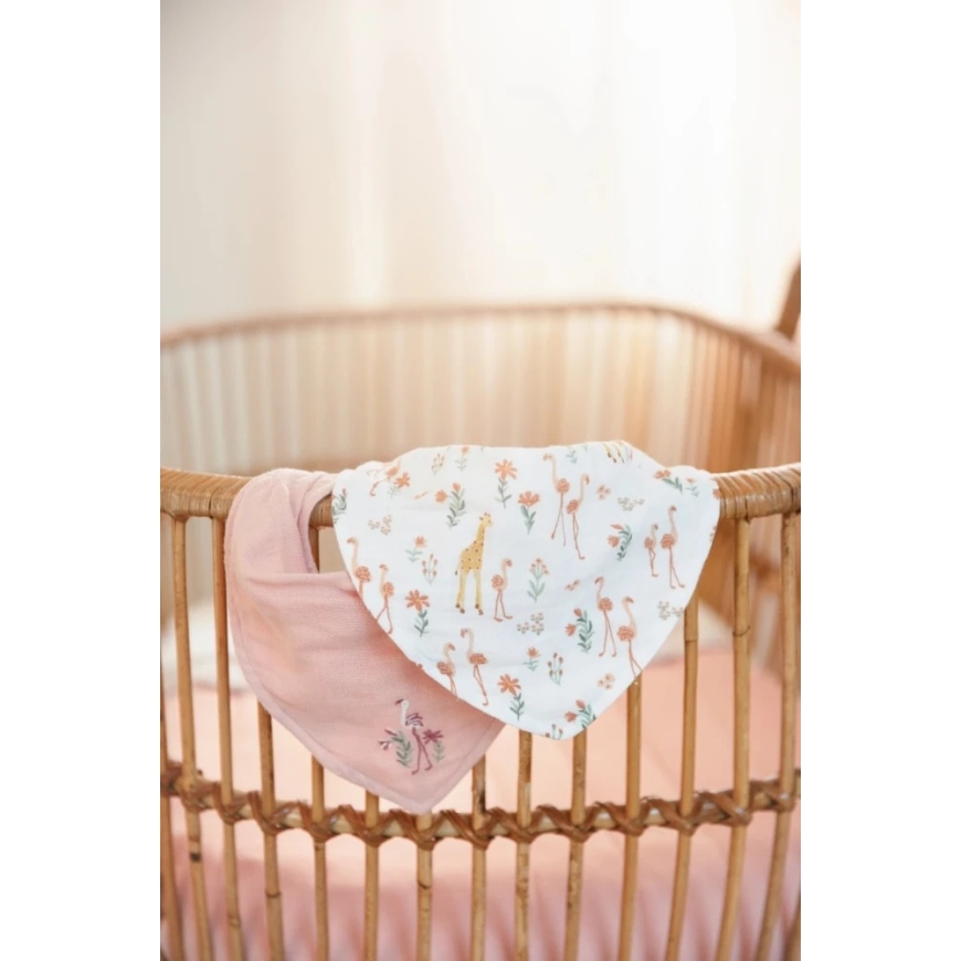 Комплект бандана-слюнявчиков Little Dutch из 2 шт. `Blooming Safari´ – 2
