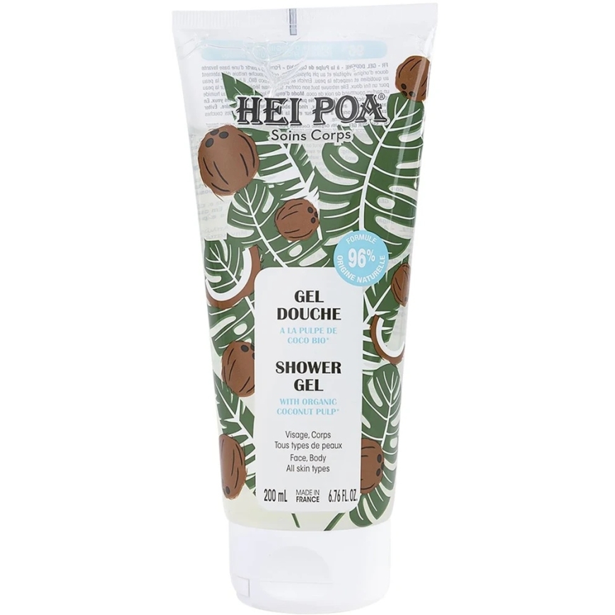 Hei Poa Coconut Pulp Hydrating Shower Jelly For All Skin Types, 200 ml