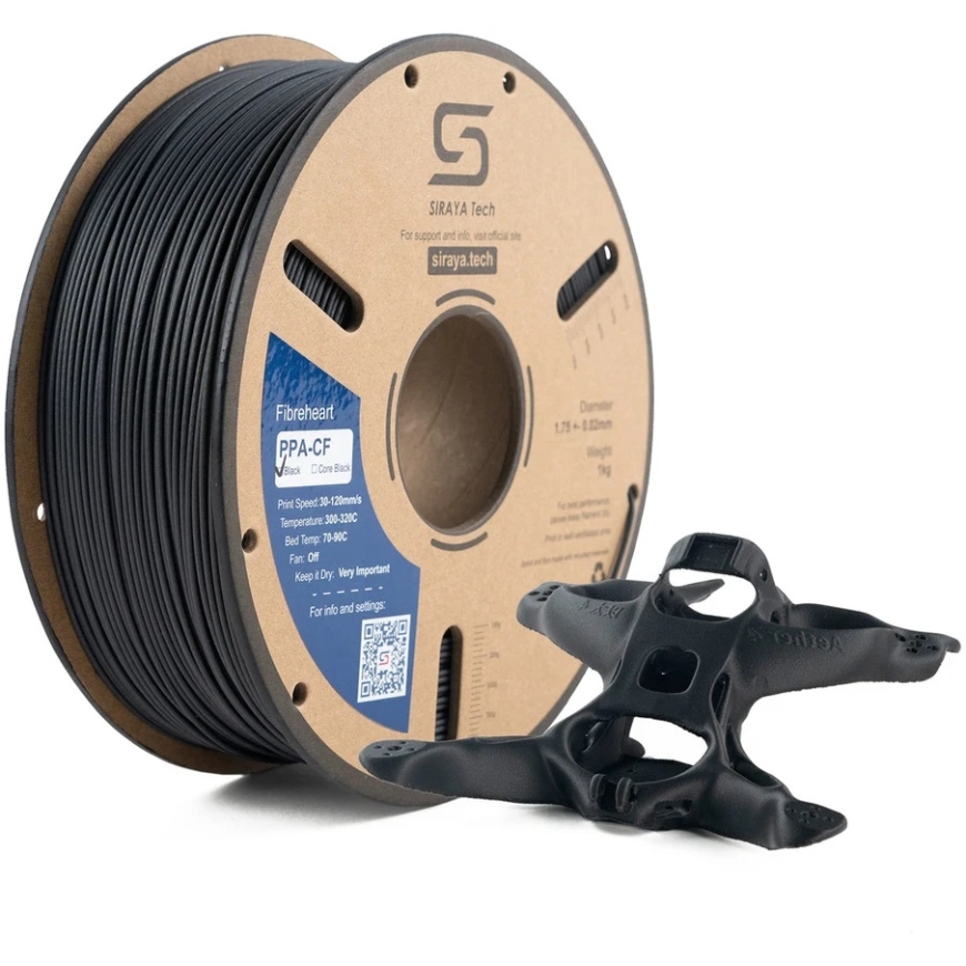 Siraya Tech – PPA-CF plastic 1kg 1.75mm - Black