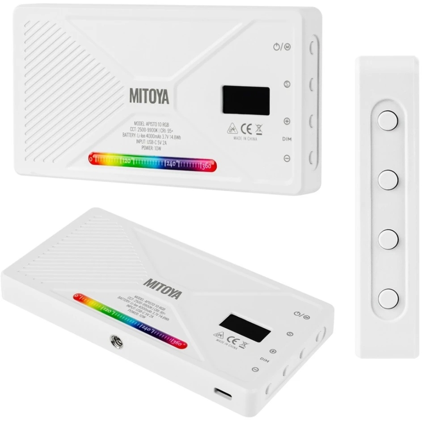 null Apšvietimo Įranga - MOBULA 540 LED Šviesa 3200-5600K 3500 LUX Nuotolinio Valdymo Juoda – 3