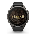 Išmanais pulkstenis Garmin fēnix® 9 Pro inReach® – 43mm, Pelēkā oglekļa DLC titāns ar melnu / akmeņu pelēku silikona siksniņu | Išmanais pulkstenis Garmin fēnix® 9 Pro inReach® – 43mm, Pelēkā oglekļa DLC titāns ar melnu / akmeņu pelēku silikona siksniņu |
