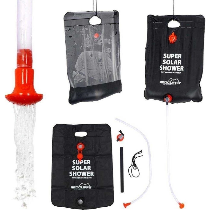 Redcliffs Outdoor Camping Shower Solar Powered 15 l – 2