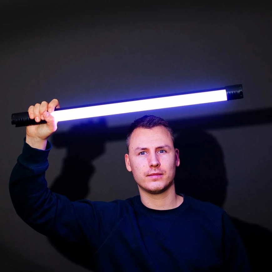 Valaistuslaitteet - Caruba 120 cm RGB LED-tori (Bluetooth, DMX, 12 efektia) – 2
