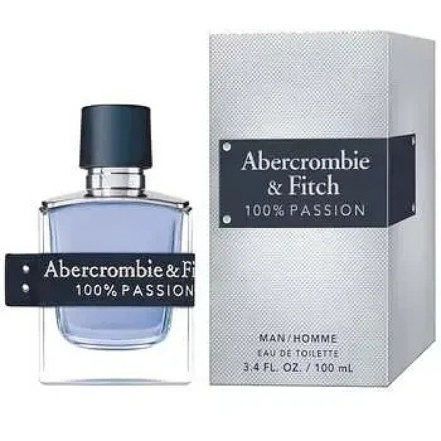 Abercrombie & Fitch 100% Passion tualetes ūdens vīriešiem, 100 ml