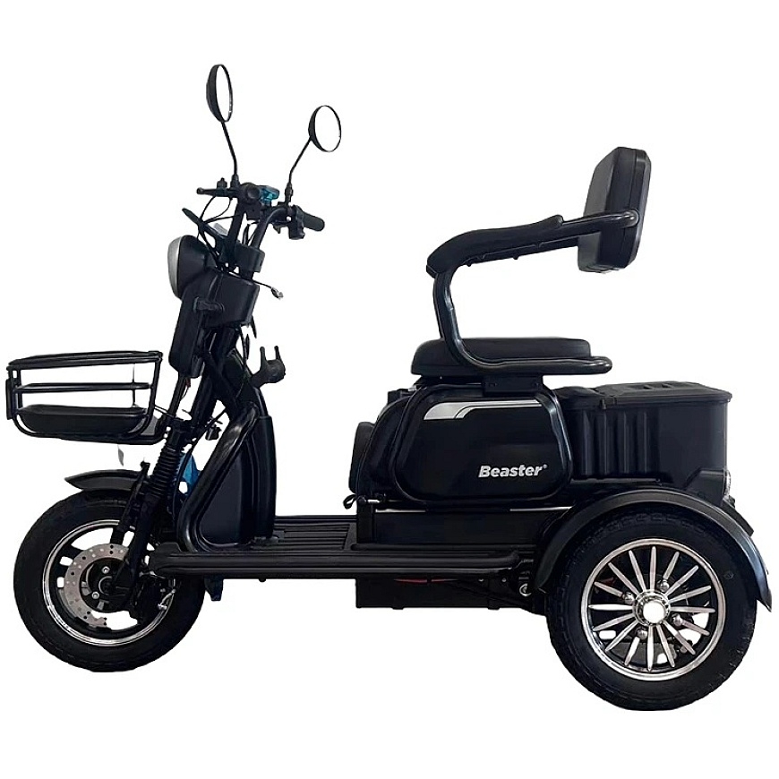 Beaster Electric Three-Wheeled Scooter, BSKENDO2A, Black, Assembled, 500 W – 3