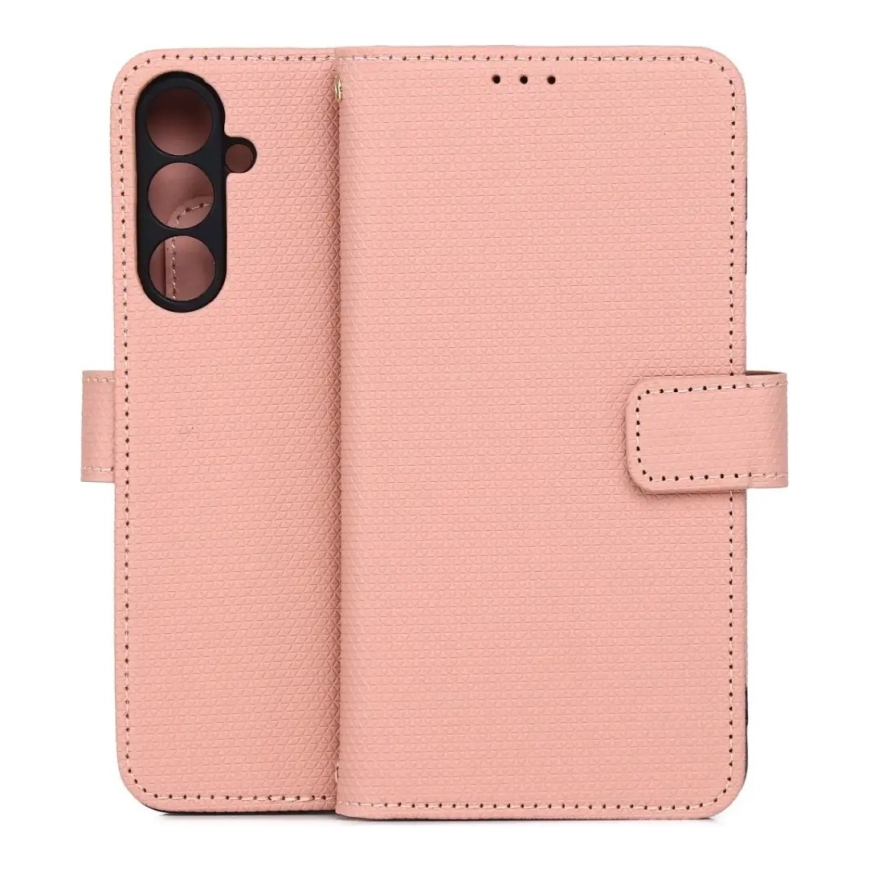 Smart Triangle raamatutüüpi telefoni ümbris Samsung Galaxy A16 4G (A165) | A16 5G (A166) | M16 5G (M166) must roosa