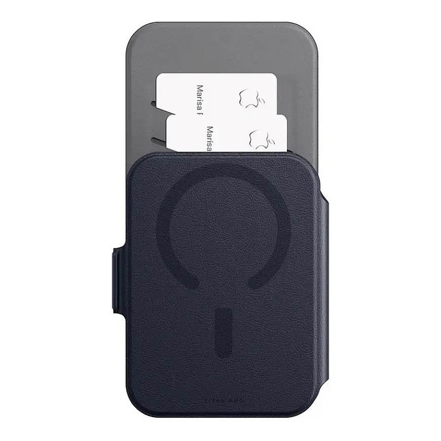 AmazingThing Titan Pro Lens Flip Set with Wallet phone case with MagSafe support for iPhone 18 Pro Max navy – 2