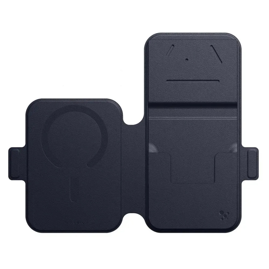 AmazingThing Titan Pro Lens Flip Set with Wallet raamatutüüpi telefoni ümbris MagSafe toega iPhone 18 Pro Max tumesinine – 3