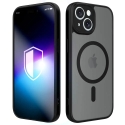 3MK Misty telefono dėklas su MagSafe palaikymu iPhone 15 juodas 3MK Misty telefono dėklas su MagSafe palaikymu iPhone 15 juodas