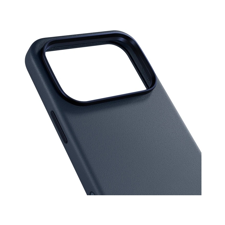 Epico Leather Pro Mag+ ümbris iPhone 17 Pro/18 Pro – ühilduv Qi2 ja MagSafe'iga – Sinine (kaamerakaitsega) – 2