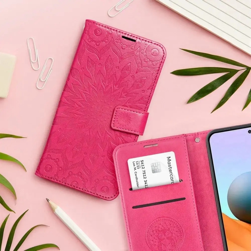 MEZZO dreamcatcher grāmatveida maciņš telefonam iPhone 17 violets – 3