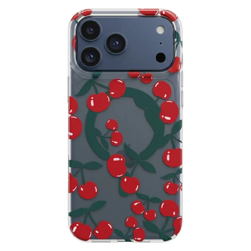 Cherry Mag -puhelintuki MagSafe-tuella Samsung Galaxy S25 Ultra (S938) läpinäkyvä – 2