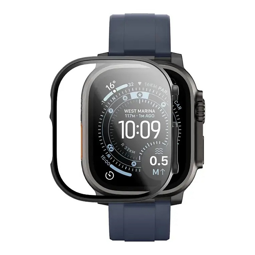 AmazingThing kaitseklaas Apple Watch Ultra 3 (49 mm) jaoks | must – 4