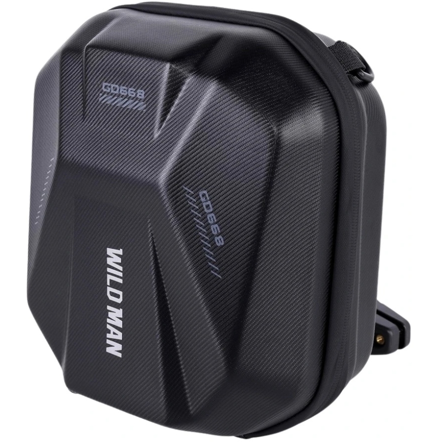 WildMan GD668 4L rear bag for electric bike, black color