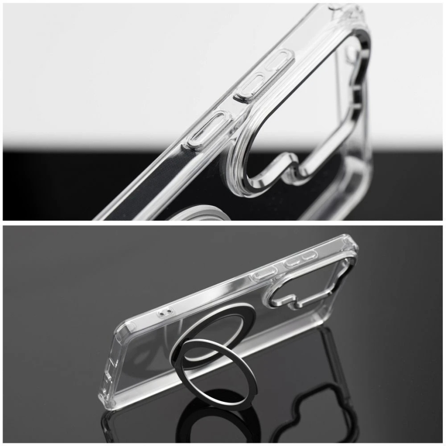 OEM-suoja Xiaomi Redmi 17 4G / 5G Frame Circle Stand, yhteensopiva MagSafe:n kanssa, läpinäkyvä – 5
