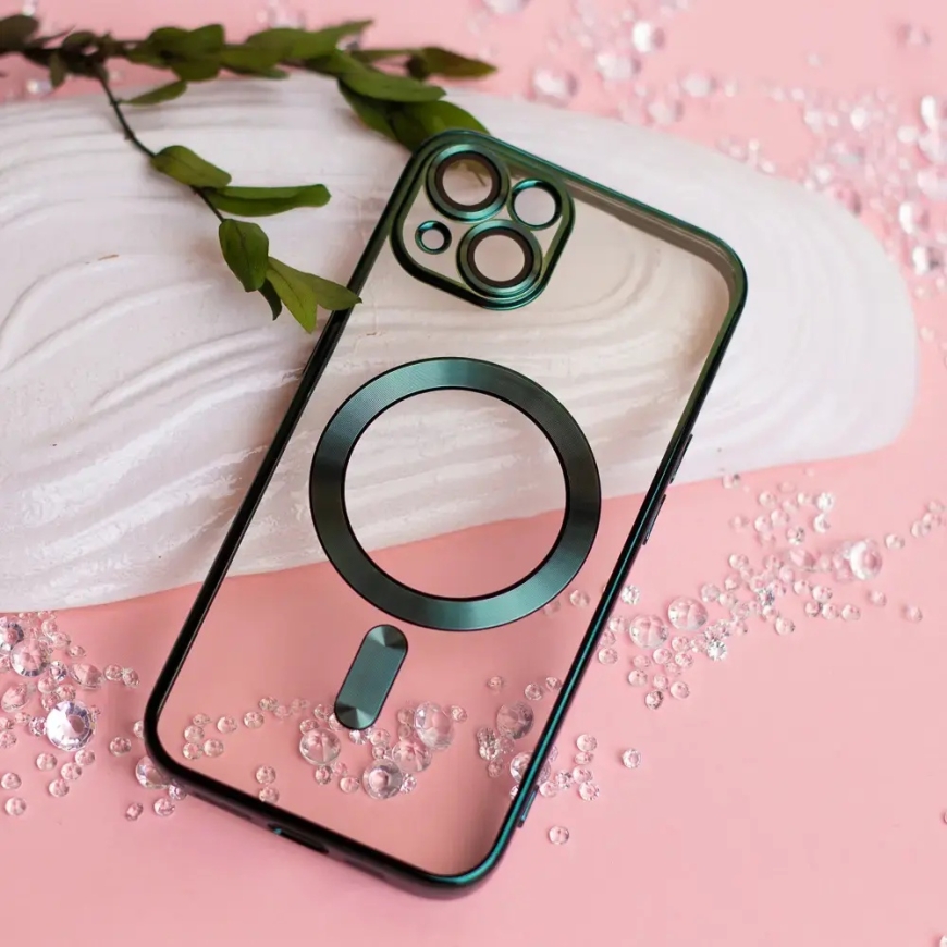 Color Chrome Mag maciņš ar MagSafe atbalstu telefonam iPhone 17 Pro zaļš – 3