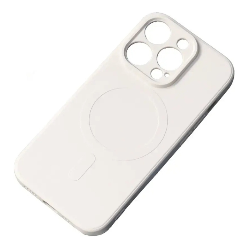 Silicone telefoni ümbris MagSafe toega Samsung Galaxy A36 5G (A366) beež