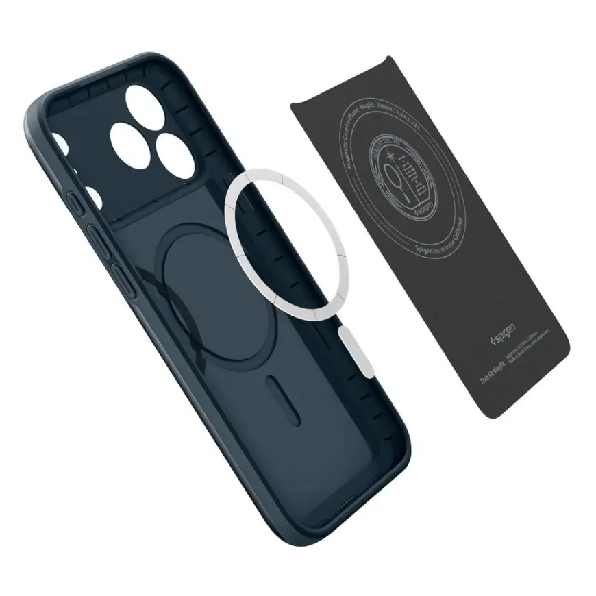 Spigen Thin Fit phone case with MagSafe support for iPhone 17 Pro Max | iPhone 18 Pro Max gray – 5