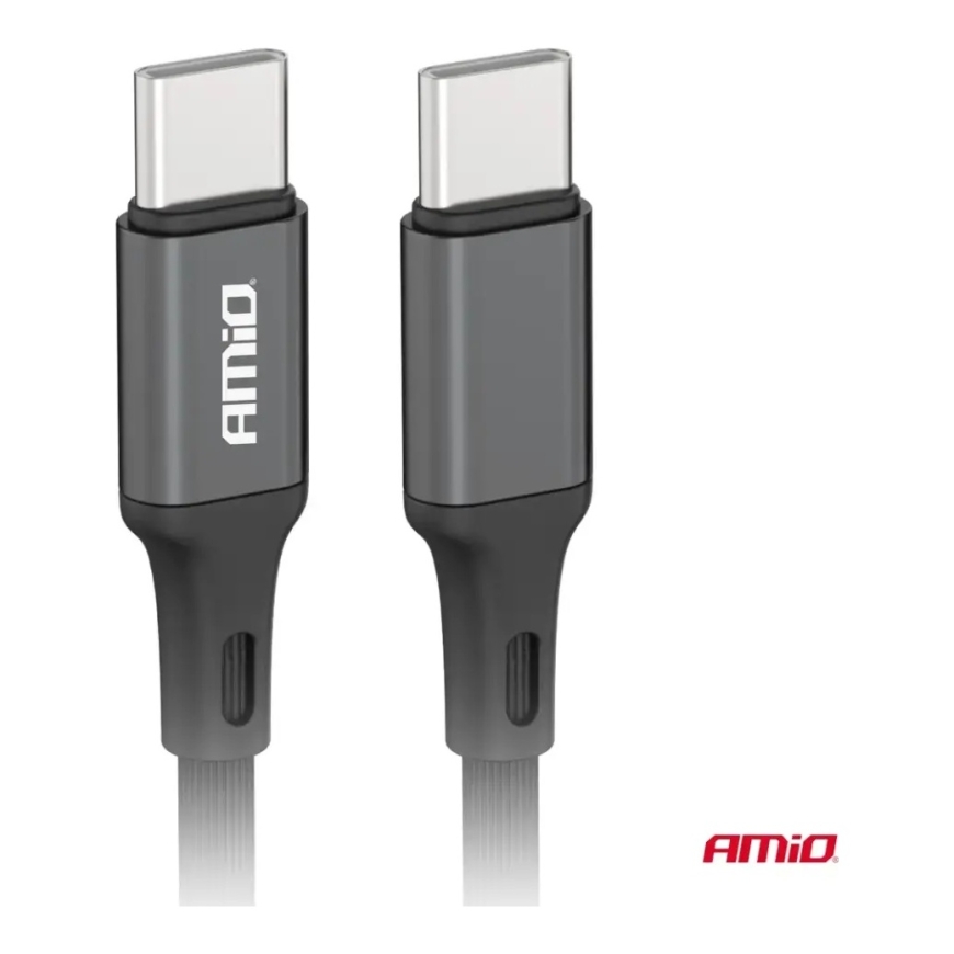 AMiO AMIO-03902 data transfer and charging cable | USB-C to USB-C | 60W | 1m – 4