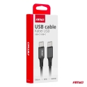 AMiO AMIO-03902 duomenų perdavimo ir įkrovimo laidas | USB-C į USB-C | 60W | 1m