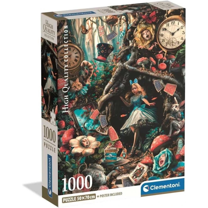 Clementoni Dėlionė 1000 vnt. - Alisa stebuklų šalyje – 3