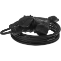 Plastrol Construction Extension Cord x3, cable in rubber sheath Plastrol Construction Extension Cord x3, cable in rubber sheath