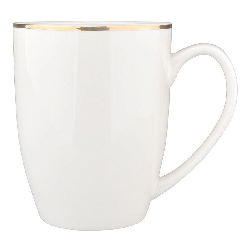 Bella zeltainā līnija krūze 400 ml krēmveida porcelāns – 2