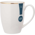 Bella zeltainā līnija krūze 400 ml krēmveida porcelāns Bella zeltainā līnija krūze 400 ml krēmveida porcelāns