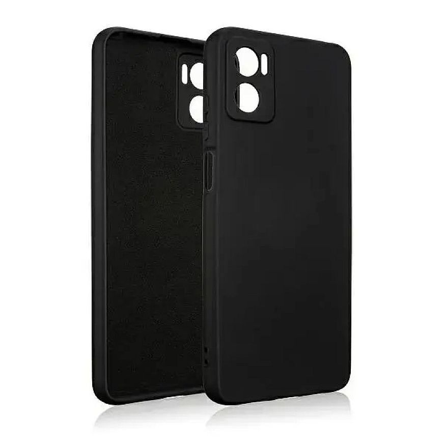 Beline Silikoninė Danga Motorola Moto E22i juoda – 2