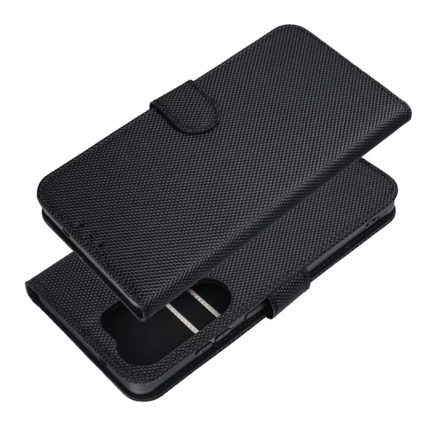 Flip case for Motorola G37 4Card RFID anti-theft tech fabric black – 3