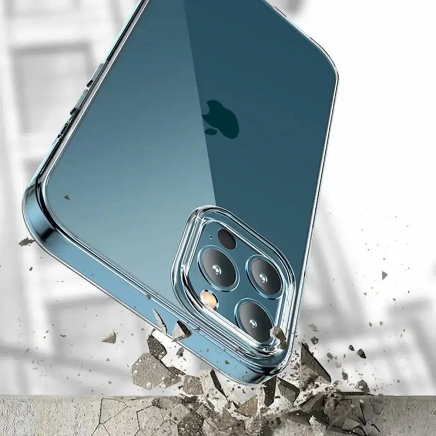 Aizmugures vāks 2 mm, lieliski piemērots IPHONE 17 PRO MAX/18 PRO MAX, caurspīdīgs – 3
