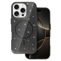 Slim Shiny maciņš ar MagSafe atbalstu telefonam iPhone 16e melns Slim Shiny maciņš ar MagSafe atbalstu telefonam iPhone 16e melns