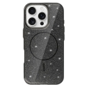Slim Shiny maciņš ar MagSafe atbalstu telefonam iPhone 16e melns Slim Shiny maciņš ar MagSafe atbalstu telefonam iPhone 16e melns