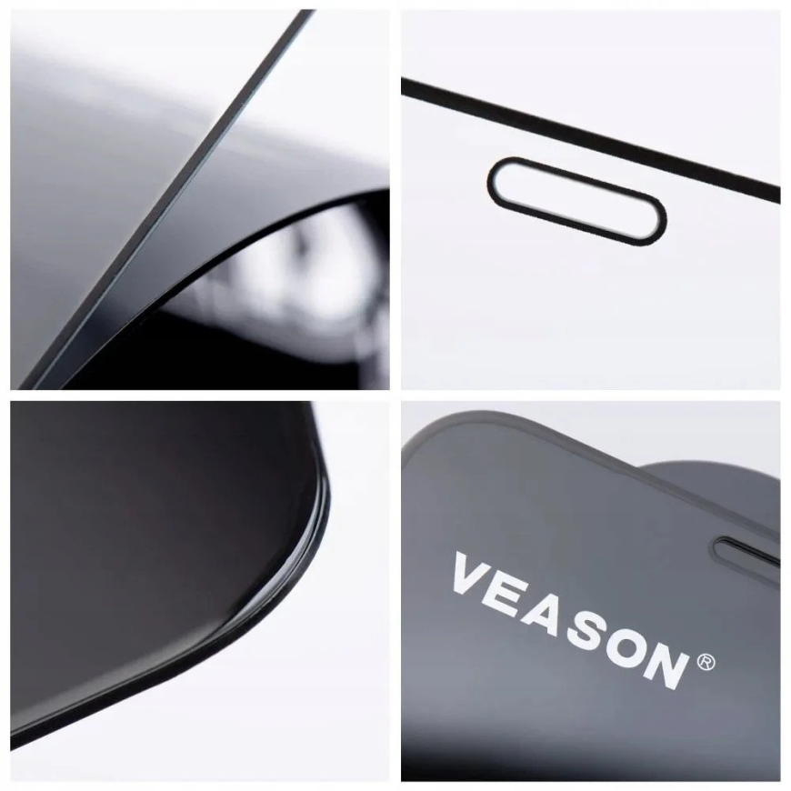 6D Veason Pro Glass (10 tk komplekt) – mõeldud iPhone 13 jaoks, must – 2