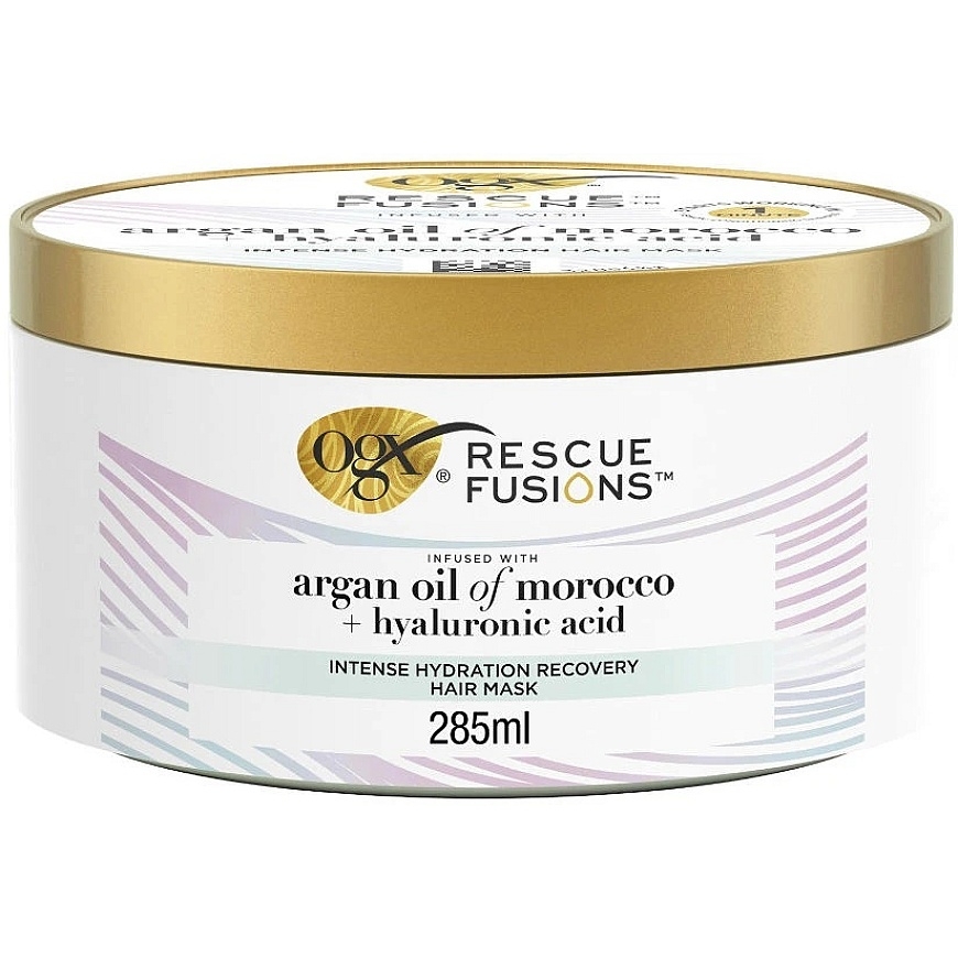 Ogx RESCUE FUSIONS Marokas argāna eļļas maska 285 ml