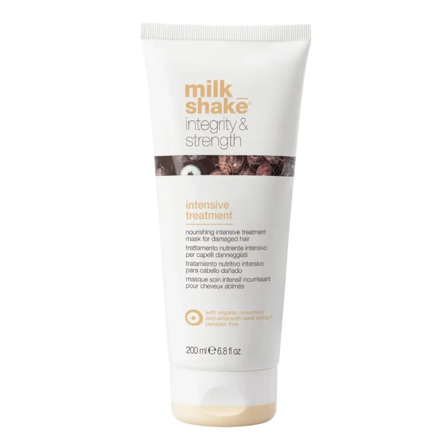 Pieno kokteilis, Integracija ir stiprumas, Bezusulfatinis, Plaukų gydymo kremas-maska, Smoothing, Po šampūno, 200 ml