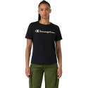Женская футболка Champion с коротким рукавом черная 118428 KK001 (L) Женская футболка Champion с коротким рукавом черная 118428 KK001 (L)
