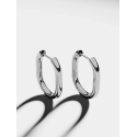 Furiosa Oval Steel Earrings Leah SE-LEAHEAR-S