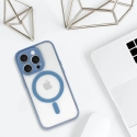 Acrylic Color чехол с поддержкой MagSafe для телефона Samsung Galaxy S25 FE (S731) синий